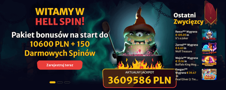 Hell Spin bonus powitalny.