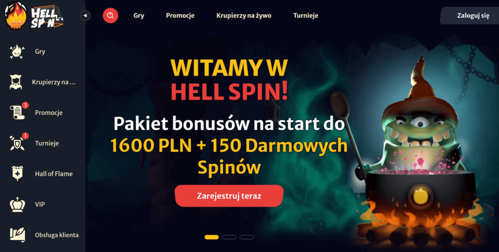 Bonus powitalny w Hell Spin