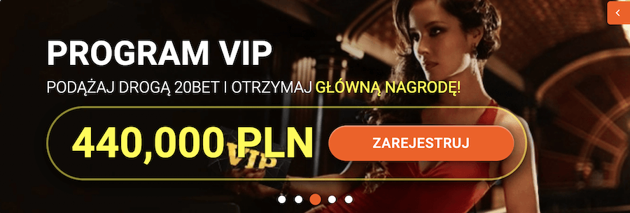 Program VIP w kasynie 20Bet