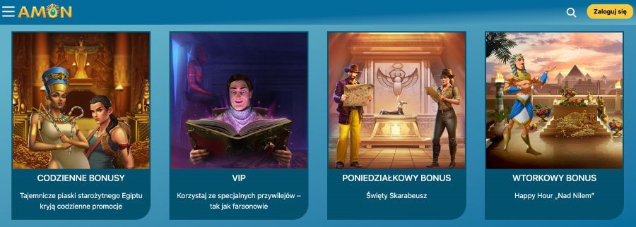 Promocje w Amon Casino