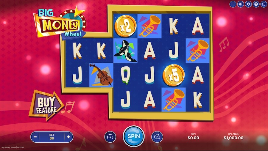 Slot Big Money Wheel - NetEnt.