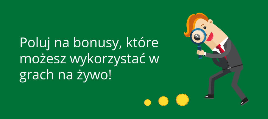 Bonusy w kasynie na żywo