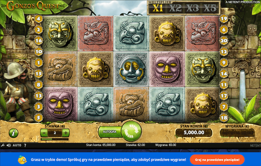 Gonzo's Quest slot online