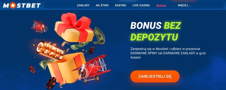 Bonus bez depozytu w MostBet