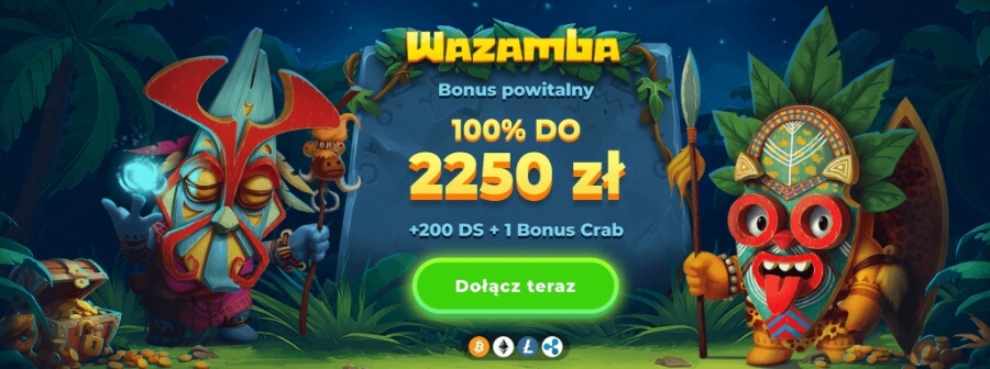 Wazamba bonus powitalny.