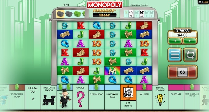 Monopoly Megaways slot BTG