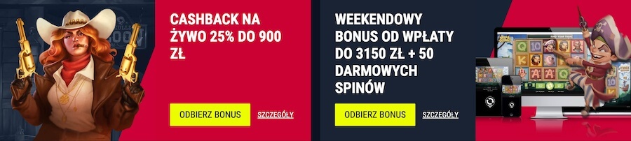 Dwie promocje dostępne w Rabona.